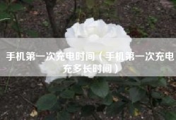 手机第一次充电时间（手机第一次充电充多长时间）