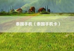 泰国手机（泰国手机卡）