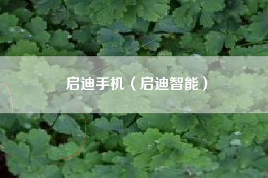 启迪手机（启迪智能）